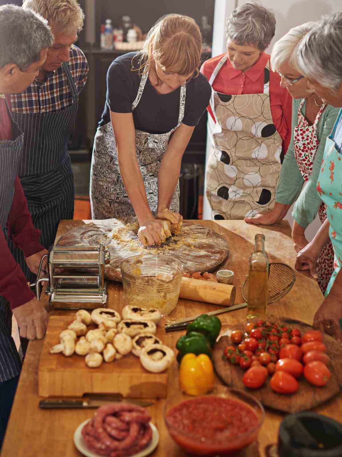 Ultimate Guide to Cooking Classes: People attending a cooking class