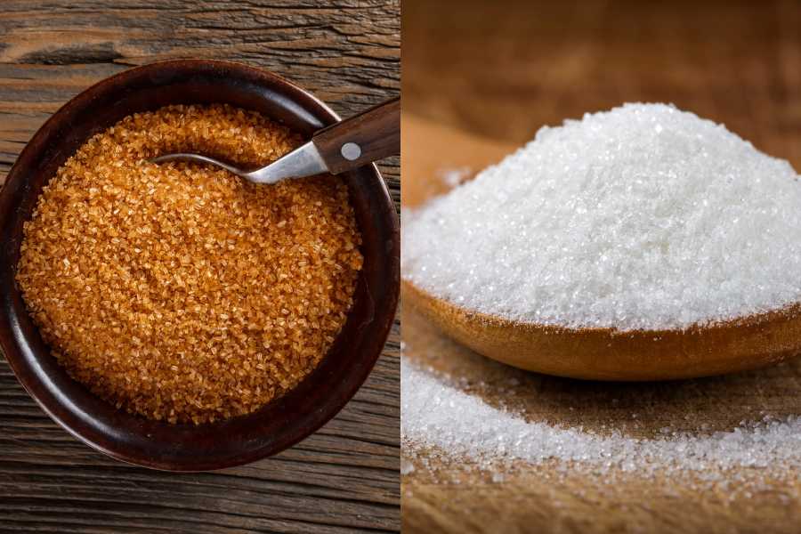 brown sugar vs. white sugar