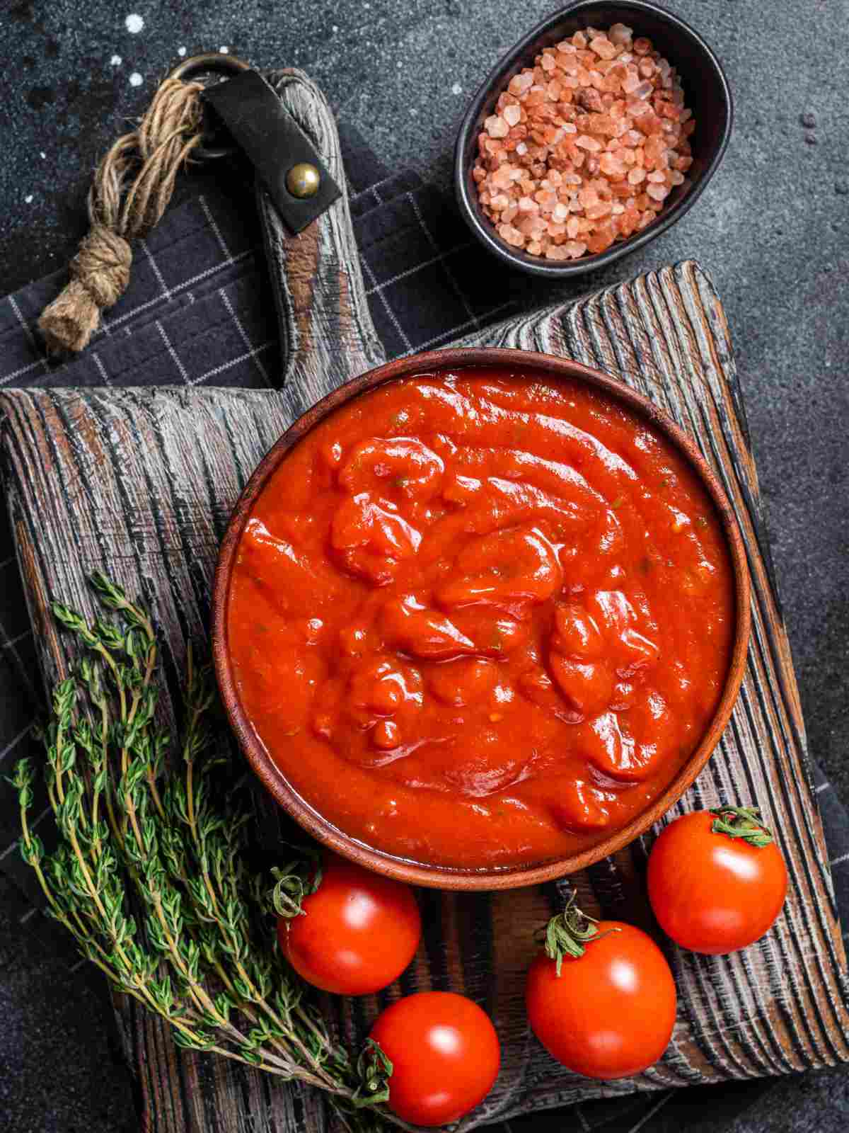 Global variations of tomato-based sauces and pastes